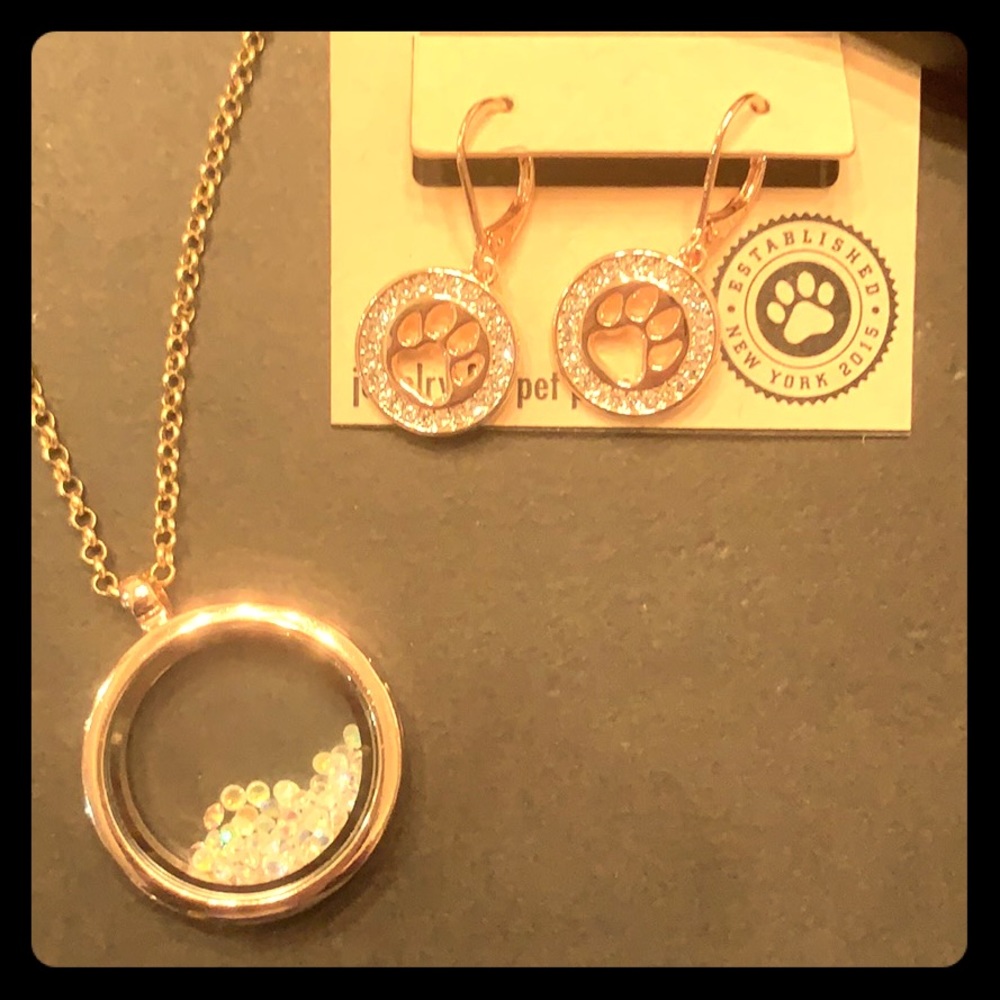 Glass Locket Necklace